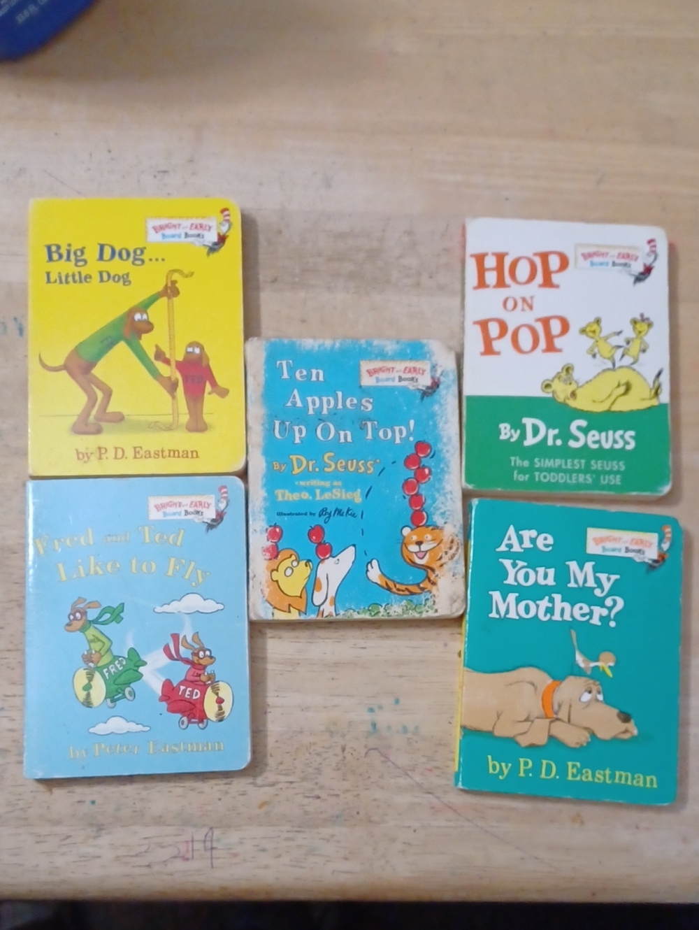 Bundle Of 5 Bright And Early Little Board Books For Kids